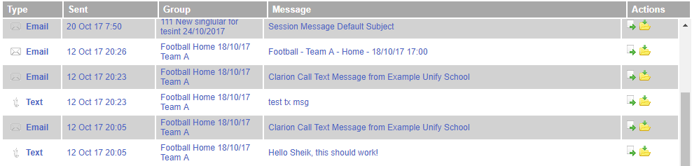 Messaging Sent Messages2